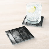 Dessous-de-verre En Verre piggy pixellisée (Incliné)