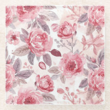 Pivoine Rose Pâle Aquarelle Jardin Floral