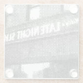 Dessous-de-verre En Verre place pizza pixel (Dos)