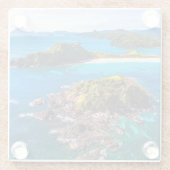 Dessous-de-verre En Verre Plages tropicales | Phillipines El Nido (Dos)