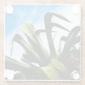 Dessous-de-verre En Verre Plante géant vert loé (Dos)