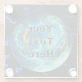 Dessous-de-verre En Verre Plasma électrique (Dos)