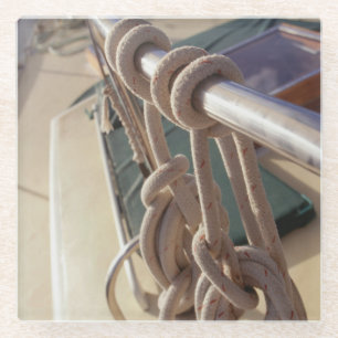 Dessous-de-verre En Verre Plate-forme de bateau