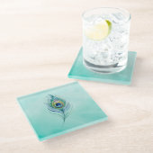 Dessous-de-verre En Verre Plume (Incliné)