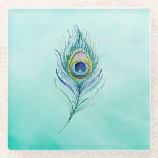 Dessous-de-verre En Verre Plume (Devant)
