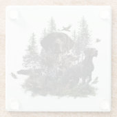 Dessous-de-verre En Verre Pointeurs germains (GSP) (Dos)