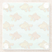 Dessous-de-verre En Verre Poisson-motif (Dos)