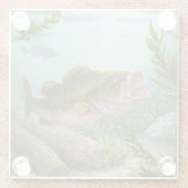 Dessous-de-verre En Verre Poissons bas (Dos)