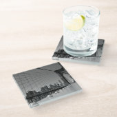 Dessous-de-verre En Verre Pont Brooklyn (Incliné)