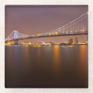 Dessous-de-verre En Verre Pont de Ben Franklin