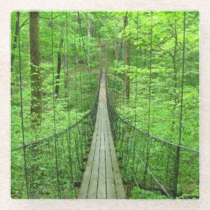 Dessous-de-verre En Verre Pont suspendu
