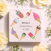 Dessous-de-verre En Verre Popsicles de glace Mariage Fête d'anniversaire 