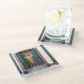 Dessous-de-verre En Verre Porte Jugenstil (Incliné)