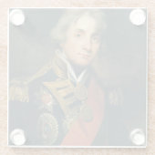 Dessous-de-verre En Verre Portrait du Nelson (Dos)