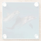 Dessous-de-verre En Verre Pose espiègle (Dos)