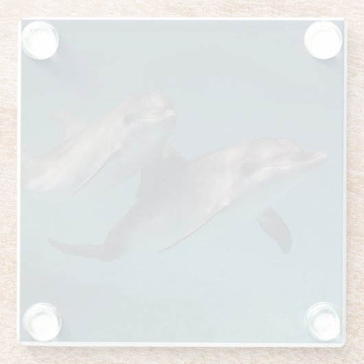 Dessous-de-verre En Verre Pose espiègle (Dos)