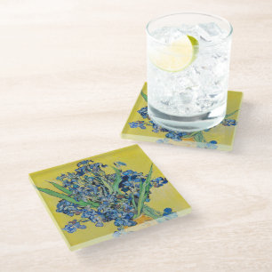 Dessous-de-verre En Verre Poster d'Irises Vincent van Gogh