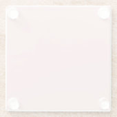 Dessous-de-verre En Verre Première couleur rose vif 13-2003 2022 (Dos)