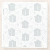 Dessous-de-verre En Verre Présentations de Noël (Dos)