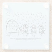 Dessous-de-verre En Verre Presse-papiers (Dos)