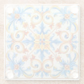 Dessous-de-verre En Verre Printemps en Sardaigne (Dos)