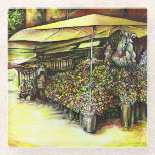 Dessous-de-verre En Verre Pris la possession d'options