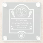 Dessous-de-verre En Verre Producteur de fromage (Dos)