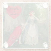 Dessous-de-verre En Verre Proposition de Sir James Dromgole Linton (Dos)