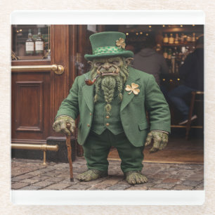 Dessous-de-verre En Verre Propriétaire du Blarney Stone Inn