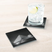Dessous-de-verre En Verre pyramides et sphinx (Incliné)