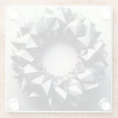 Dessous-de-verre En Verre pyramides ring (Dos)