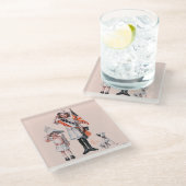 Dessous-de-verre En Verre Quatre juillet (Incliné)