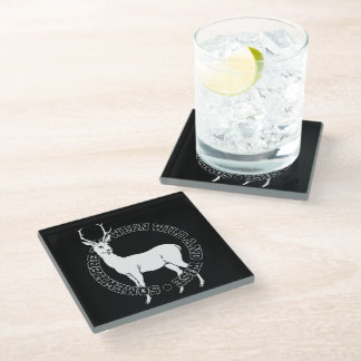 Dessous-de-verre En Verre Quelque part entre la ligne artistique de cerfs sa