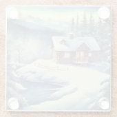 Dessous-de-verre En Verre Quiet time in the woods (Dos)