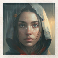 Rain hood girl
