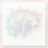 Dessous-de-verre En Verre Rainbow Reef Manatee (Dos)