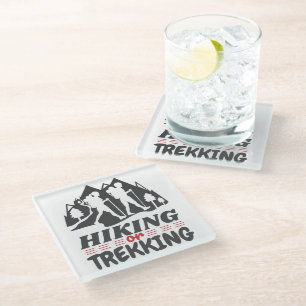 Dessous-de-verre En Verre Randonnée ou trekking