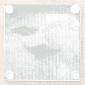 Dessous-de-verre En Verre rayures pixelisées (Dos)