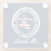 Dessous-de-verre En Verre Recette authentique américaine (Dos)