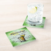 Dessous-de-verre En Verre Recette de boisson de tournevis (Incliné)