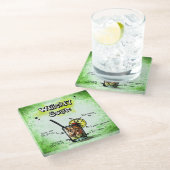 Dessous-de-verre En Verre Recette Whiskey Sour Drink (Incliné)