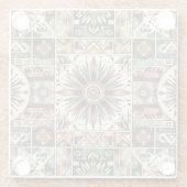 Dessous-de-verre En Verre Récolte de tournesol (Dos)