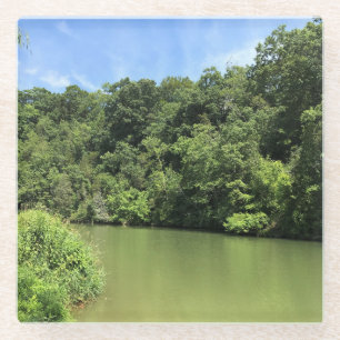 Dessous-de-verre En Verre Reed Creek, Wytheville, Virginie