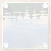 Dessous-de-verre En Verre Réflexions nocturnes sur l'étang (Dos)