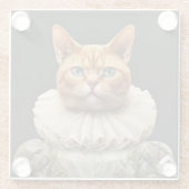 Dessous-de-verre En Verre Regal Cat (Dos)