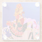 Dessous-de-verre En Verre Reine des Coeurs en Teacup (Dos)