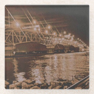 Dessous-de-verre En Verre Rencontrez-Moi À La Baie