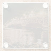 Dessous-de-verre En Verre Rencontrez-Moi À La Baie (Dos)