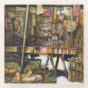 Dessous-de-verre En Verre Rend la créativité plus éclatante