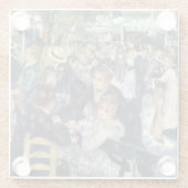 Dessous-de-verre En Verre Renoir Moulin Danse Galette Party (Dos)